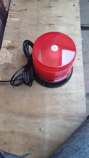 Red Beacon Revolving Police Light
