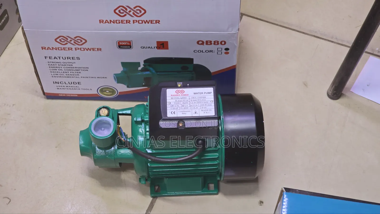0.5HP Booster Pump,32m