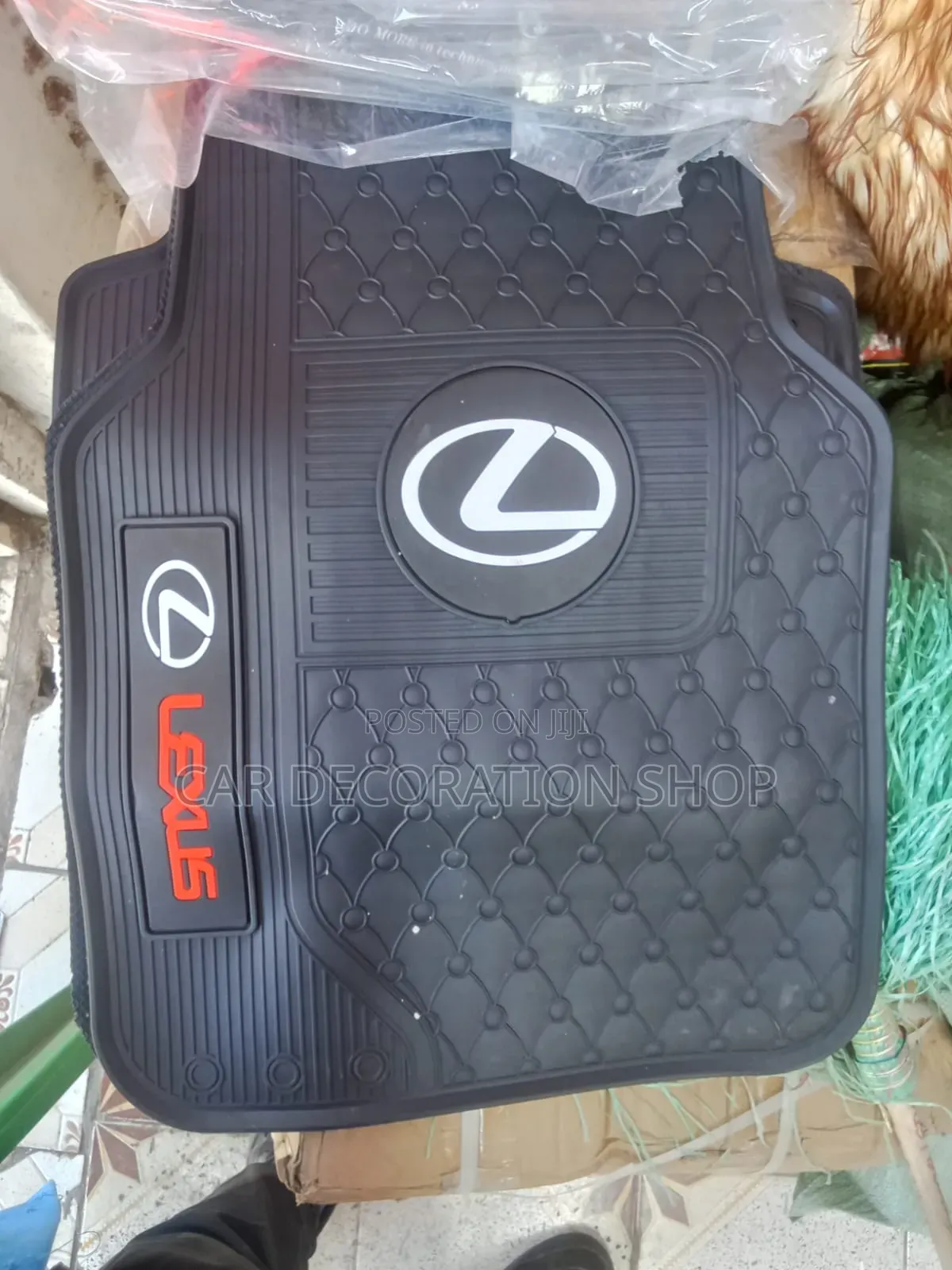 Lexus White Logo Carpet Floor Liner Mats 5pc