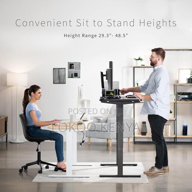 Office Desk: Black Electrical Height Adjustment Desk - thumbnail 3
