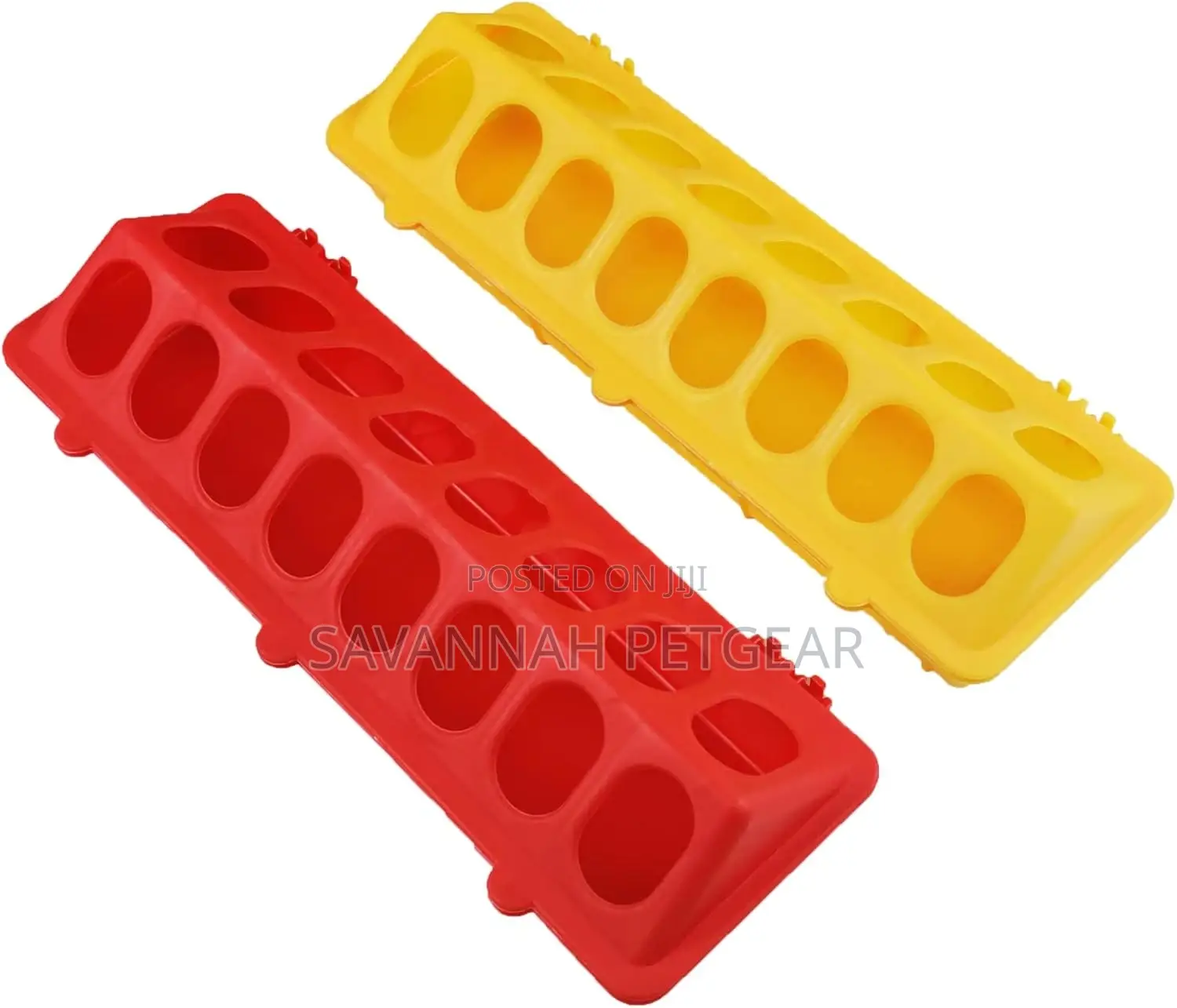 Poultry Feeder Chicken Feeding Trough Plastic Flip Top