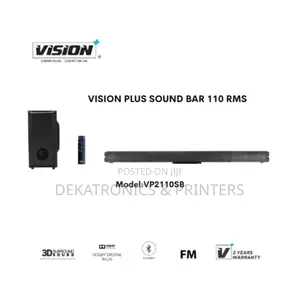 Vision Plus 2.1 Channel Sound Bar VP2110SB