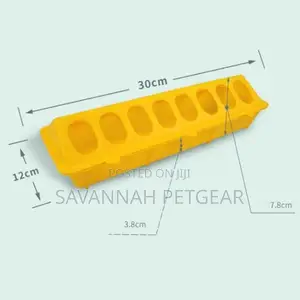 Poultry Feeder Chicken Feeding Trough Plastic Flip Top