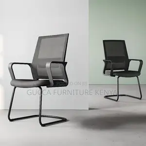 Office Chairs: Simple Ergonomic Mesh Guest Waiting Seat
