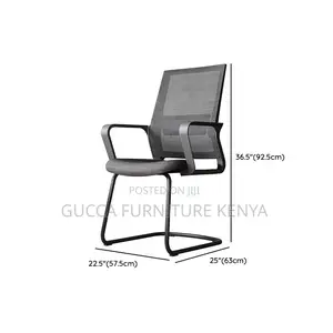 Office Chairs: Simple Ergonomic Mesh Guest Waiting Seat