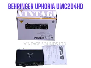 Behringer Uphoria Umc204hd 2X4 Usb2.0 Audio/ Interface Bk