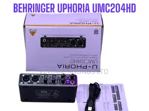Behringer Uphoria Umc204hd 2X4 Usb2.0 Audio/ Interface Bk