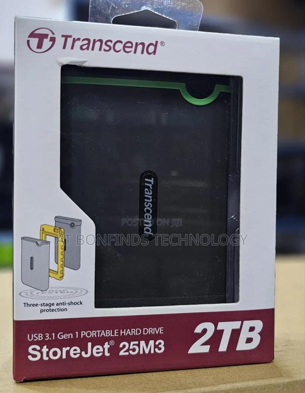 2tb External Hard Drive Transcend - thumbnail 2