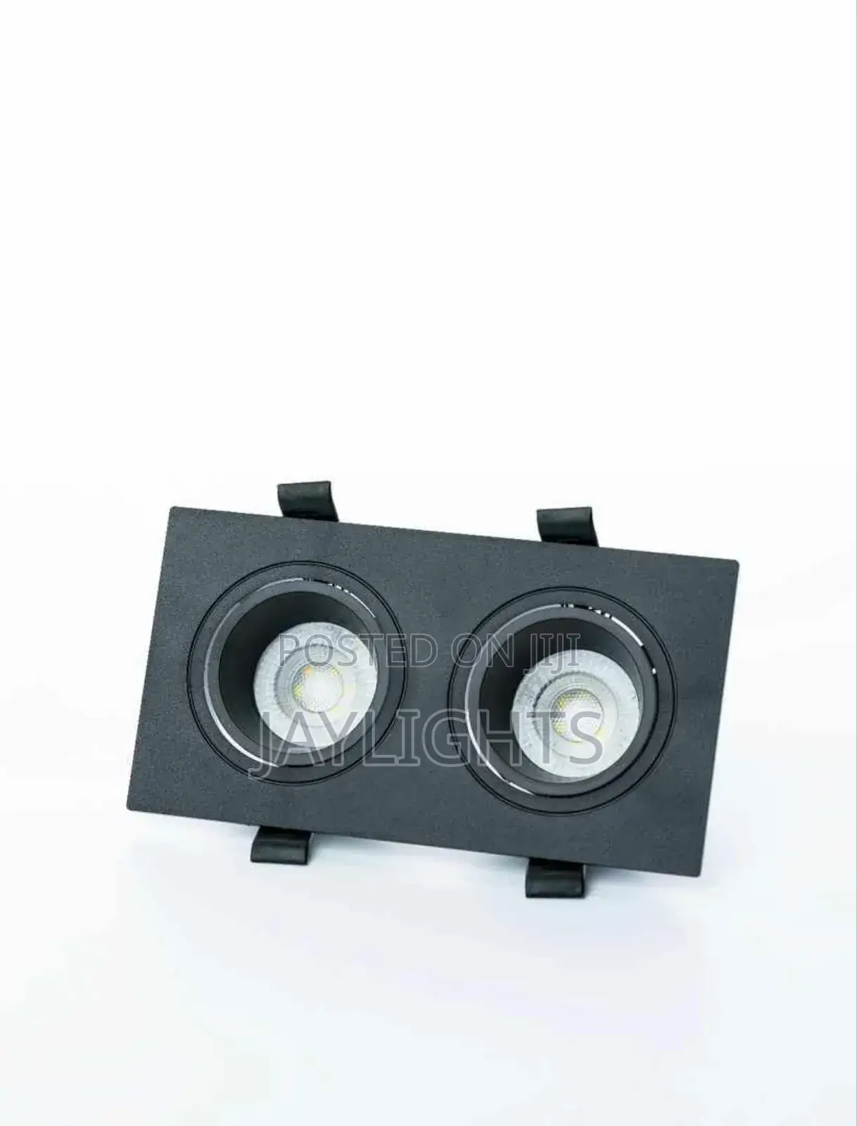 Double Head Recessed Mounted LED Spotlight Complete With Gu1