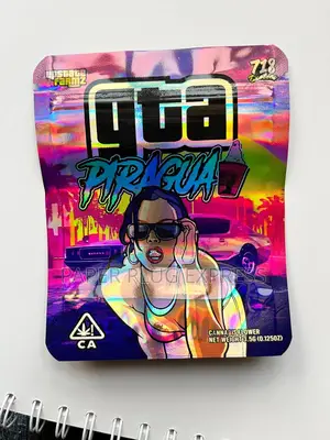 Gta Piragua Ziplock Smell Proof Bag - 3.5g (100pcs)