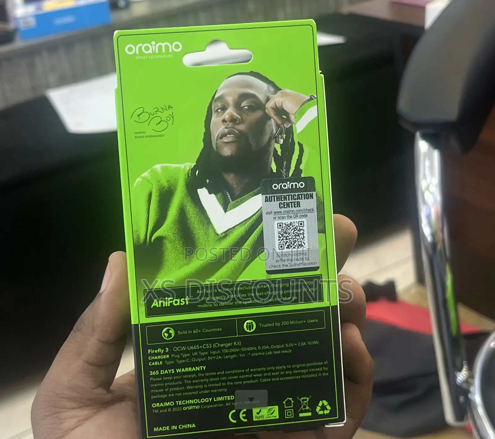 Oraimo Type C Charger
