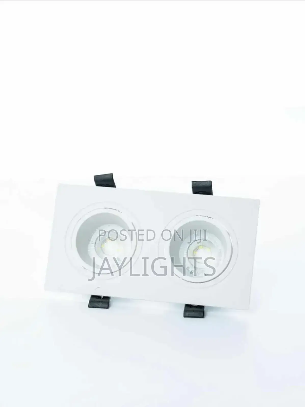 LED Ceiling Light Double Round Squaregu10 Spotlight Fitting