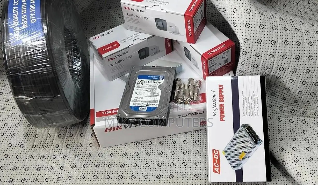 Hikvision 4 HD CCTV Camera Full Kit