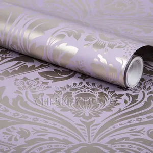 Damask Wallpaper Lavender