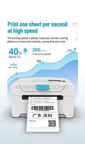 Label Thermal Sticker Bluetooth LAN Printer - 80MM MAX PAPER