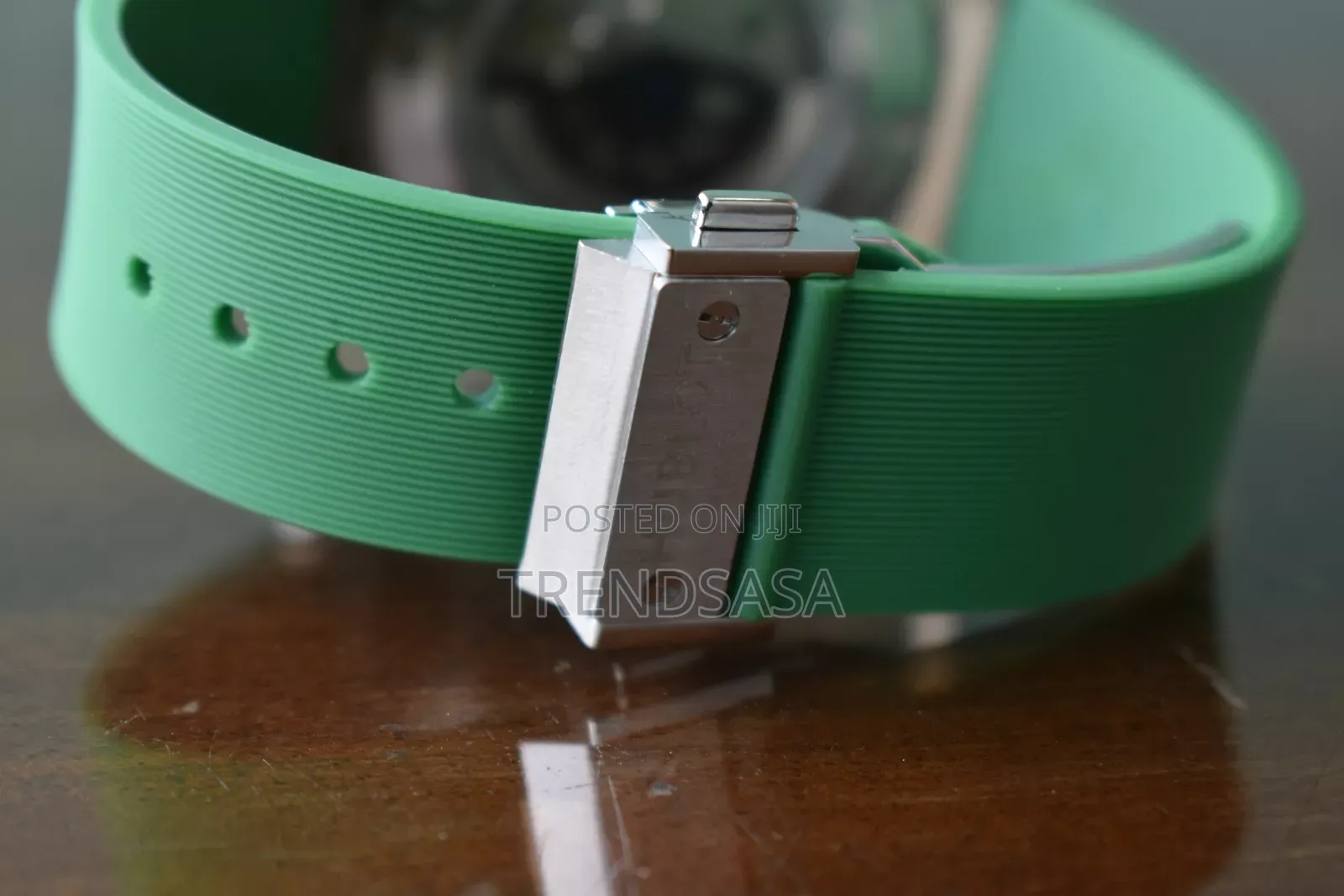 Hublot Classic Fusion Green Dial and Rubber Straps