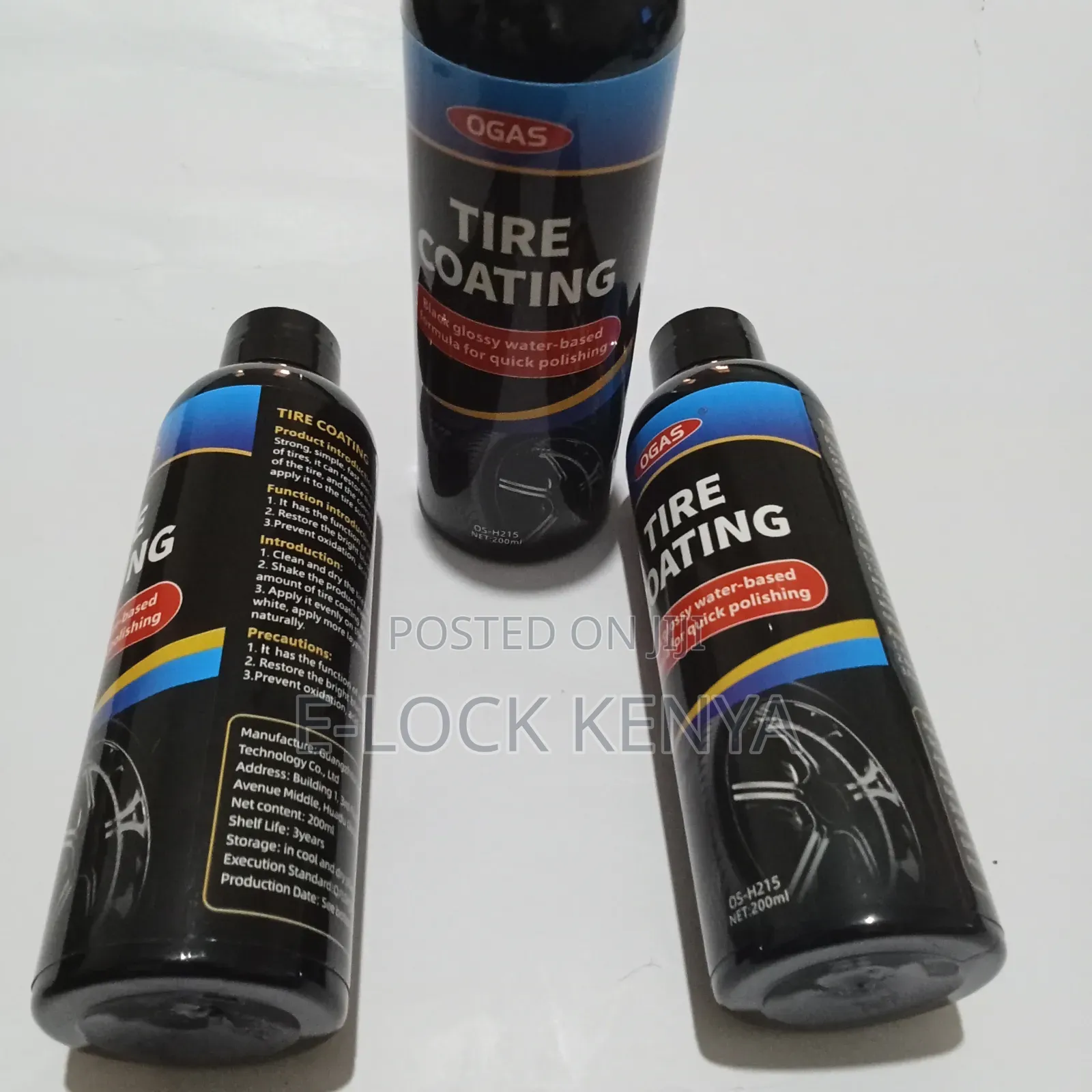 Heat Resistant Tire Shiner Coating
