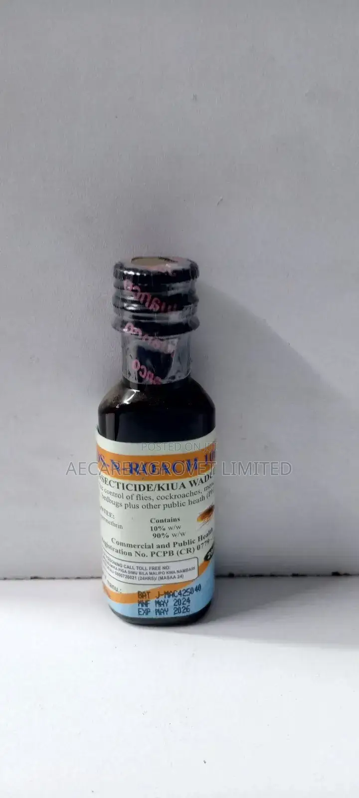 Mos N Roach 100ec Pesticide 20ml, 100ml and 1litre Mosquito