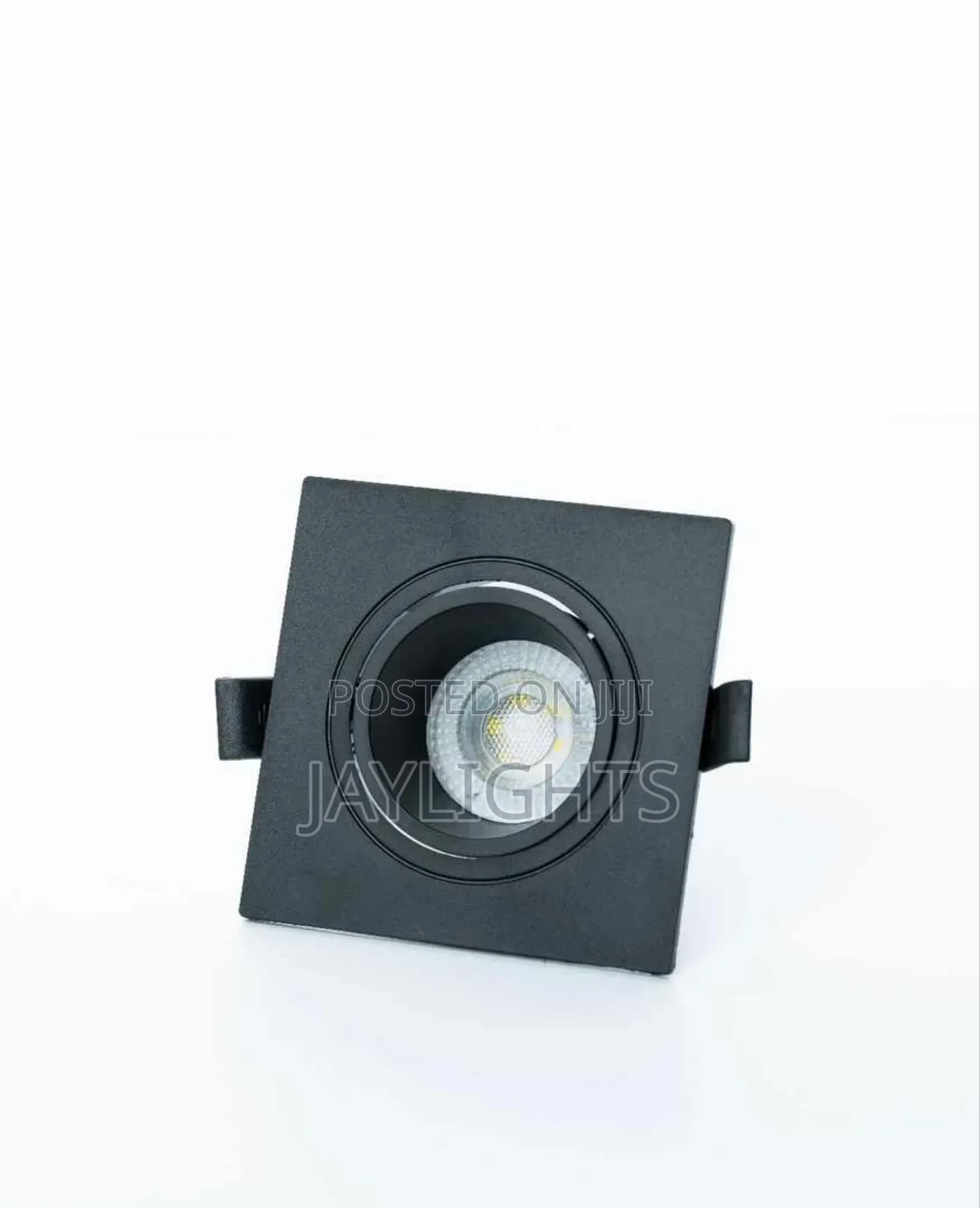 GU10 Round Square Plastic 5W Recessed Spotlights Fixtures