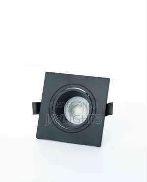 GU10 Round Square Plastic 5W Recessed Spotlights Fixtures