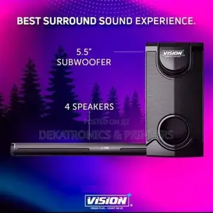 Vision Plus 2.1 Channel Sound Bar Vp2120sb