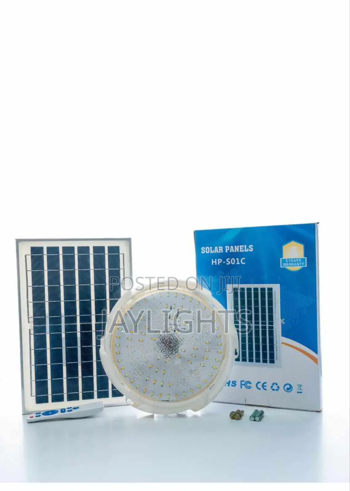 Indoor Solar Ceiling Light Remote Control Solar Light 100w