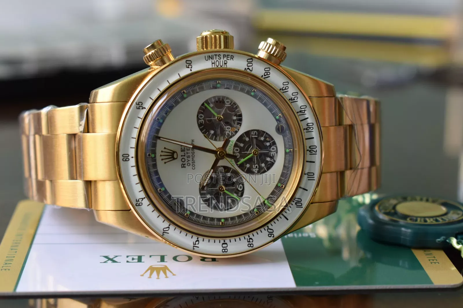 Rolex Bamford Yellow Gold White Illumuminating Dial