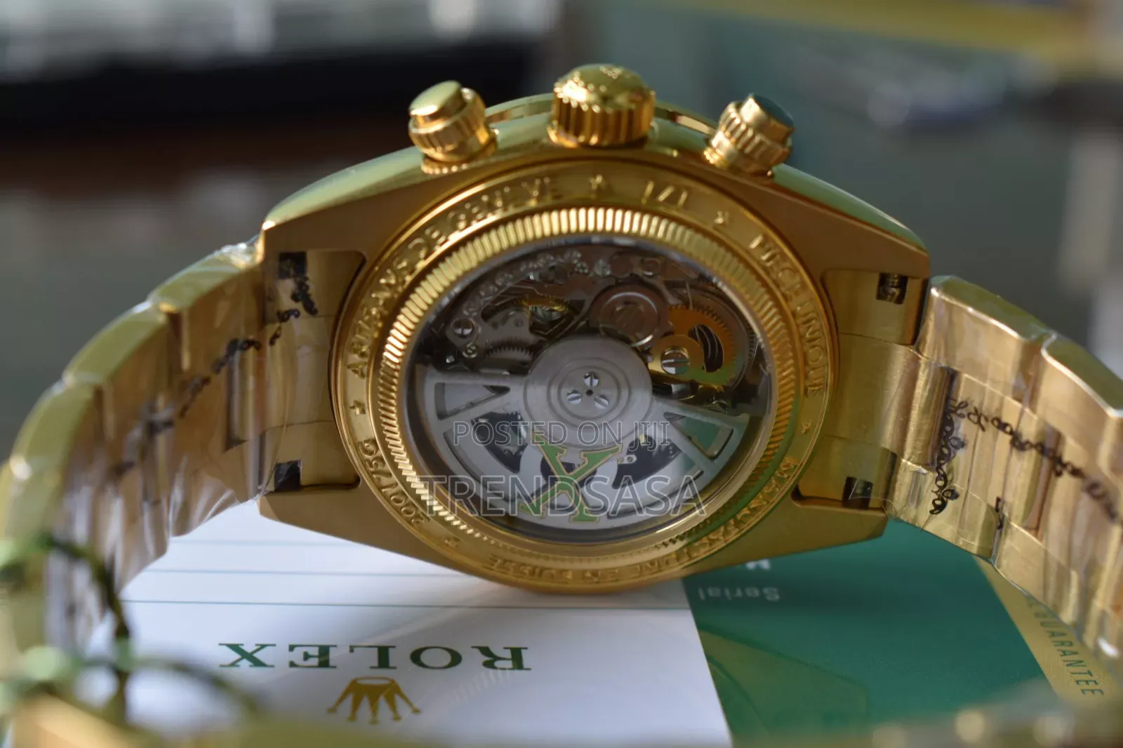 Rolex Bamford Yellow Gold White Illumuminating Dial