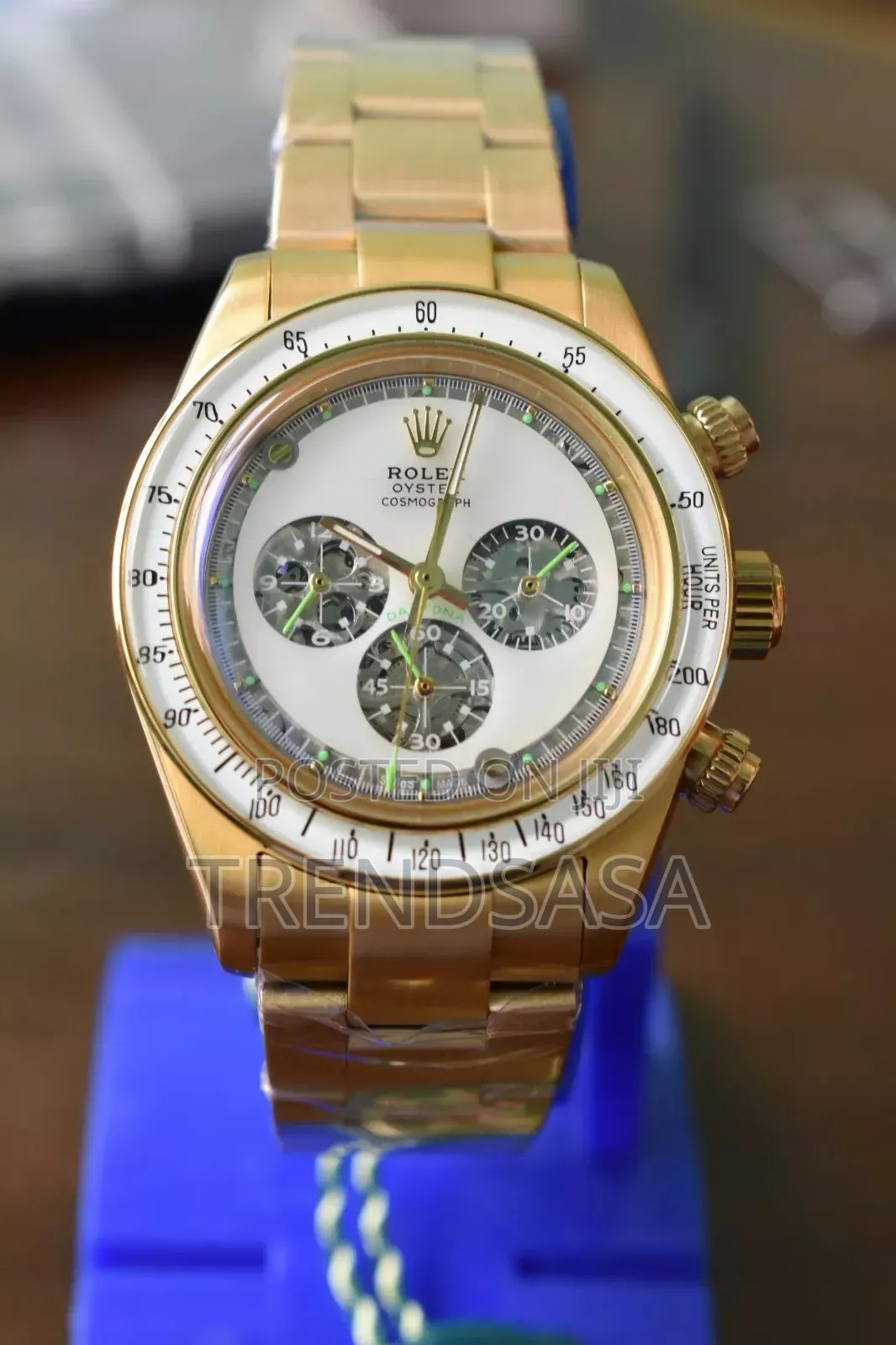 Rolex Bamford Yellow Gold White Illumuminating Dial