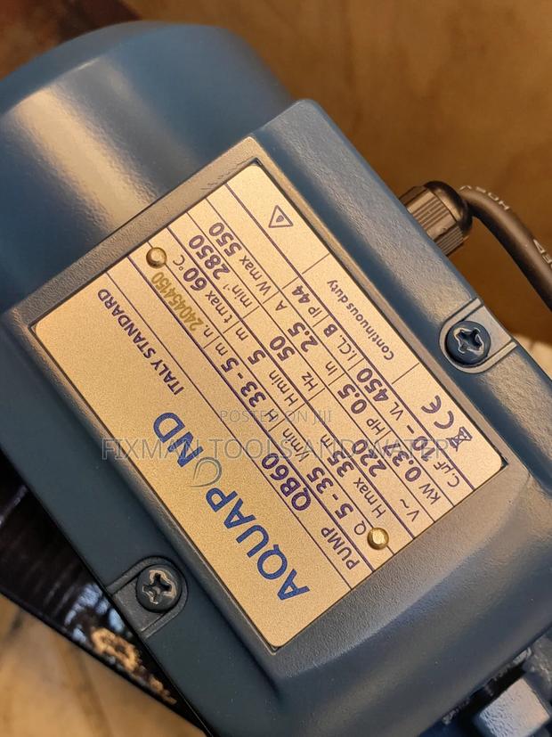 Italian Aquapond Water Pump 0.5 HP 35M Head - thumbnail 3