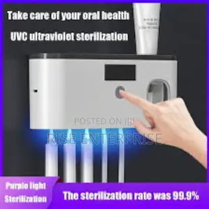 Intelligent UV Toothbrush Sterlization Dispenser
