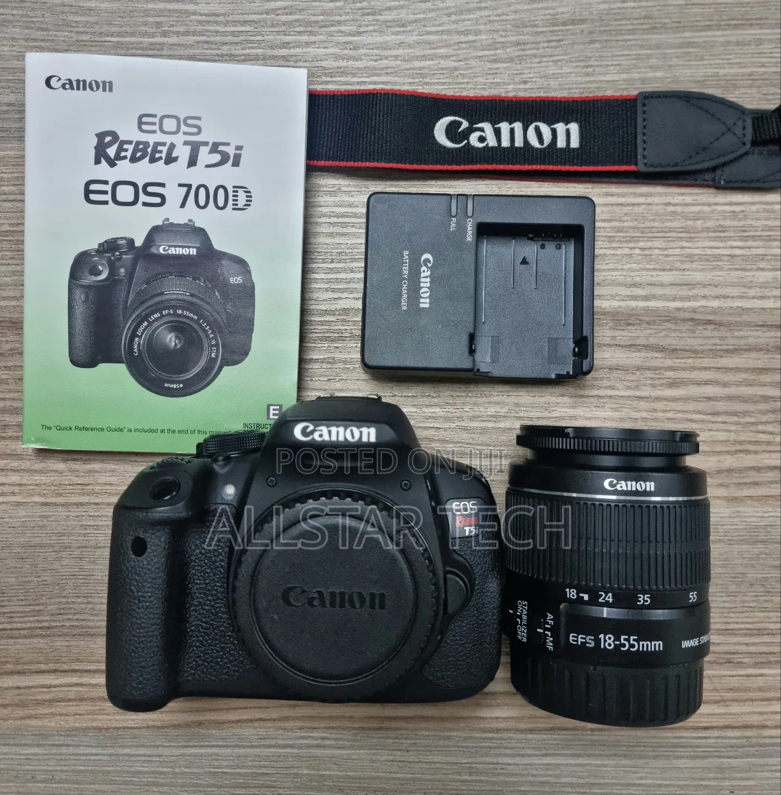 Canon EOS Rebel T5i DSLR Camera With 18-55mm Lens