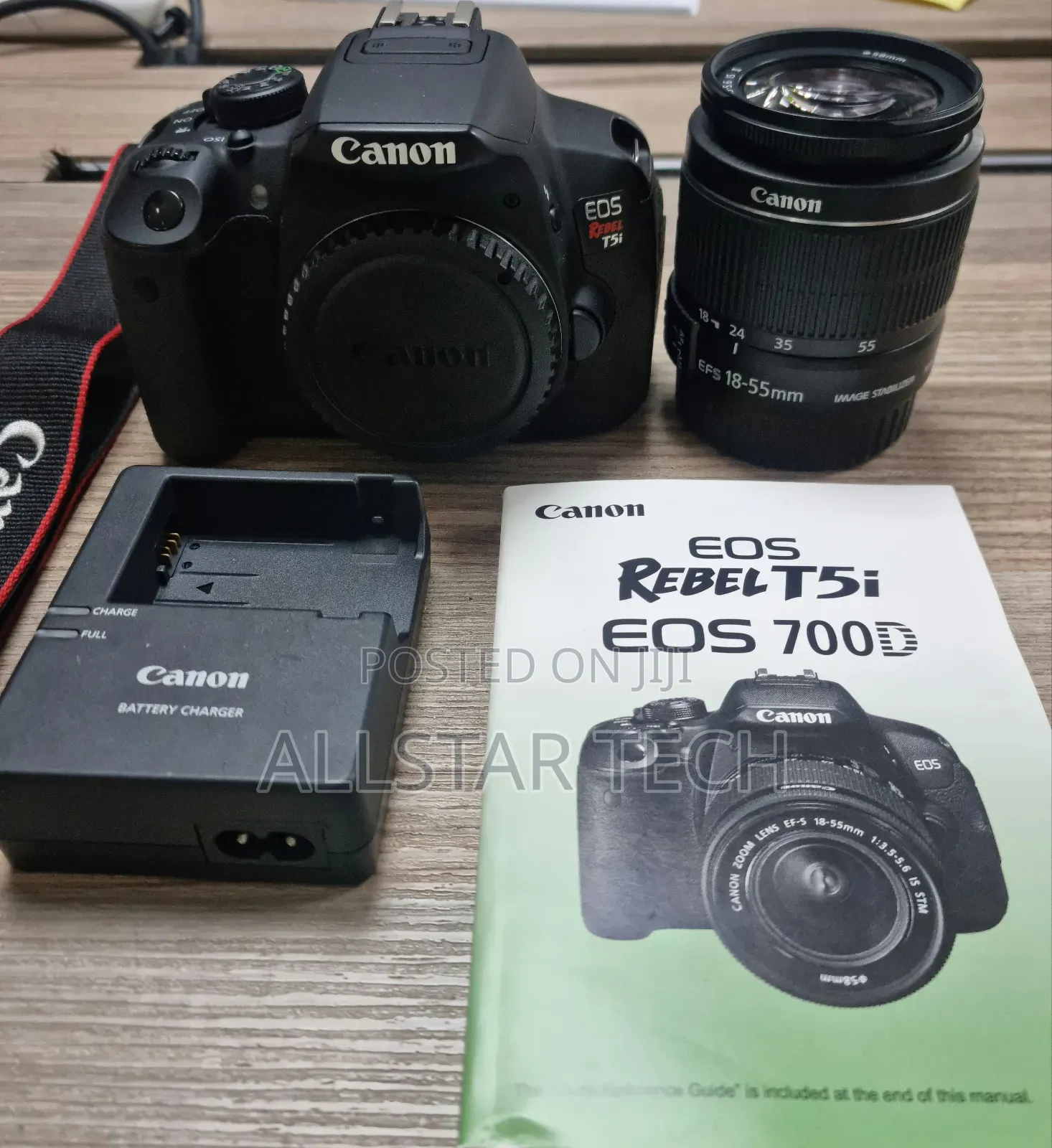 Canon EOS Rebel T5i DSLR Camera With 18-55mm Lens