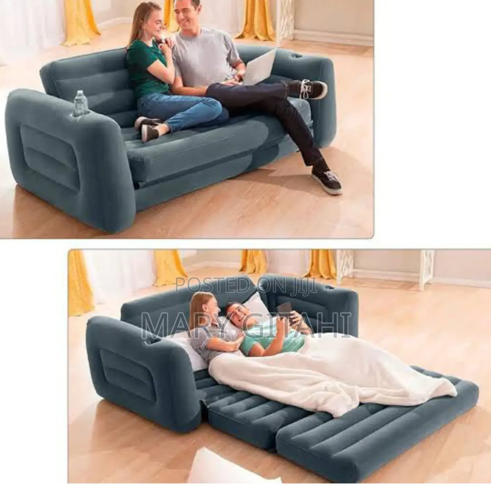 *3 Seater Intex Inflatable Pull-Out Sofa
