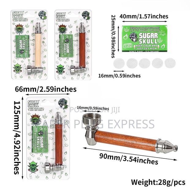 Metallic Pocket Size Smoking Pipe - main view