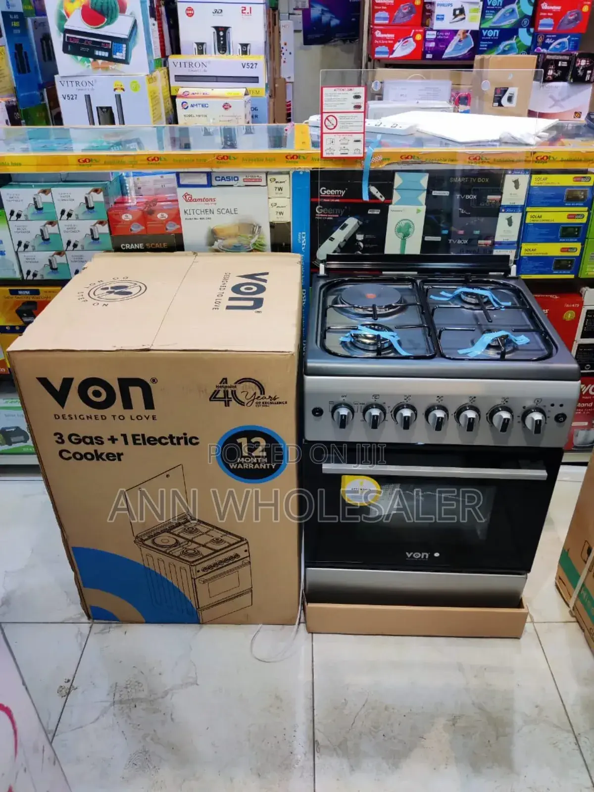 Von 58 by 58 Standing Cooker