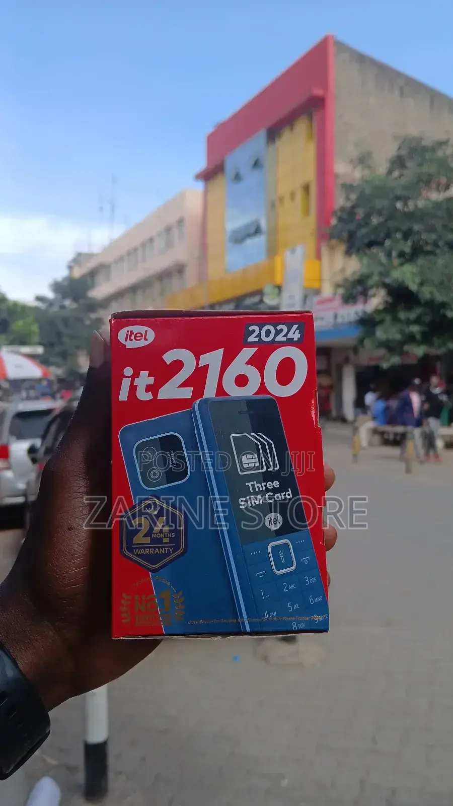 Itel 2160 Button Phone 3 Sim Card Slot Flashlight FM Radio