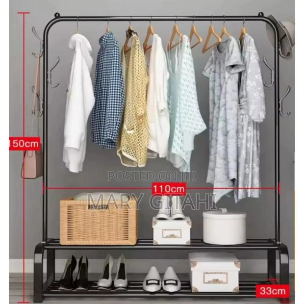 Cloth Rack With Double Lower