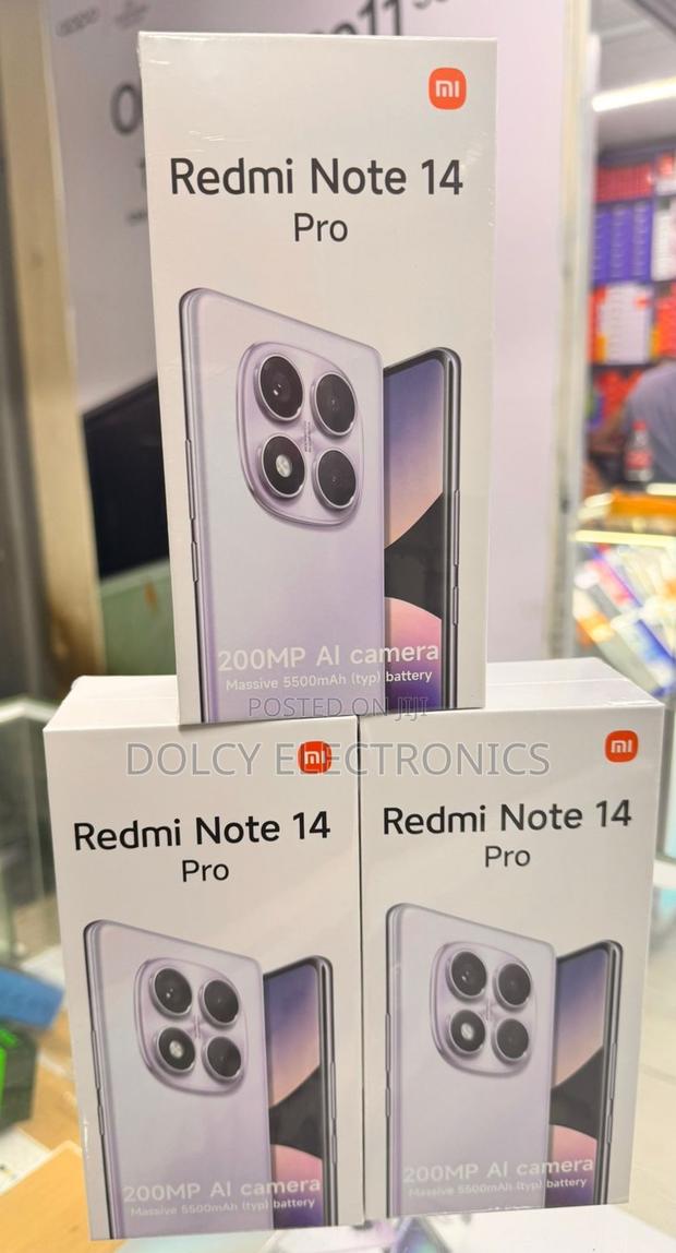 New Xiaomi Redmi Note 14 Pro 256 GB Black - thumbnail 2