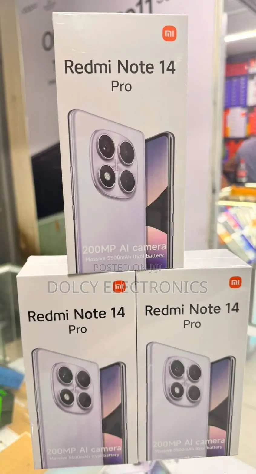New Xiaomi Redmi Note 14 Pro 256 GB Black