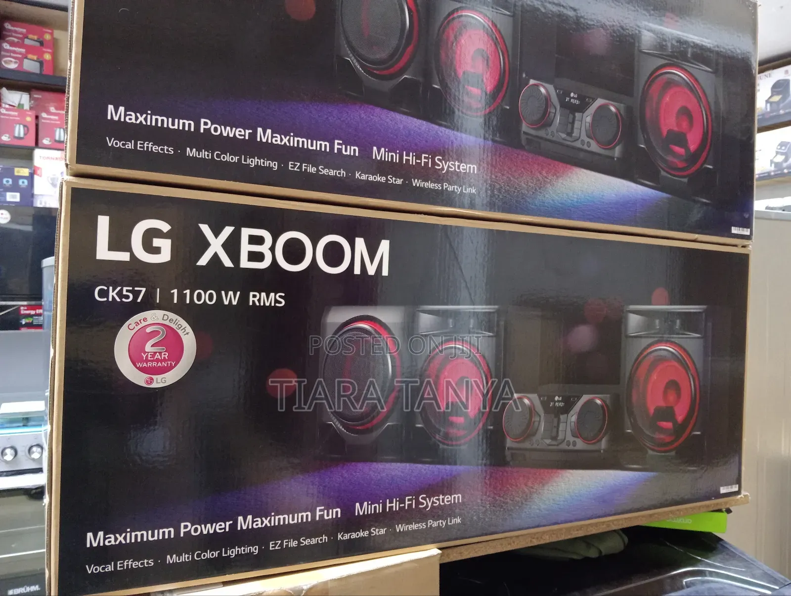 Lg Ck57 Xboom 2.1ch 1100w Hi-Fi, Party Lighting