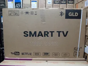 GLD 50" Inches Flat Smart Android Fmameless FHD Tv-Netfli