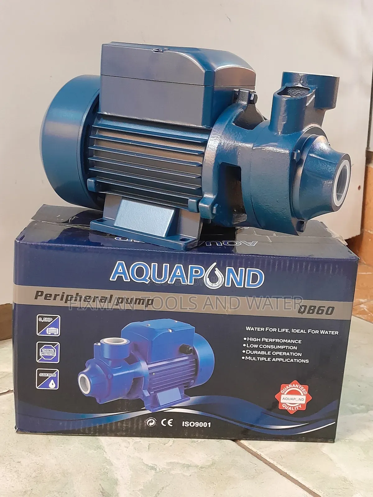 Powerful Italy Aquapond Water Pump 0.5 HP
