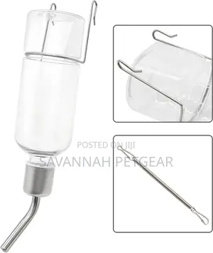 Small Animal Water Bottles, 350ml Feeder for Birds, Hamster