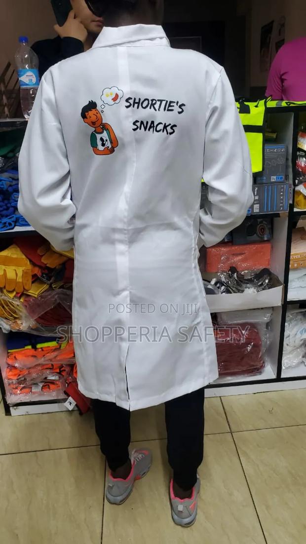 White Labcoat/ White Dustcoat - main view