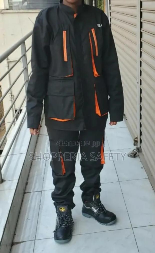 Black Engineer Jacket - main view