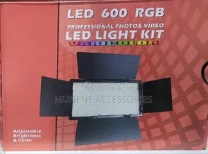 Rechargable Led 600 RGB PRO Light Panel Photo Video KIT
