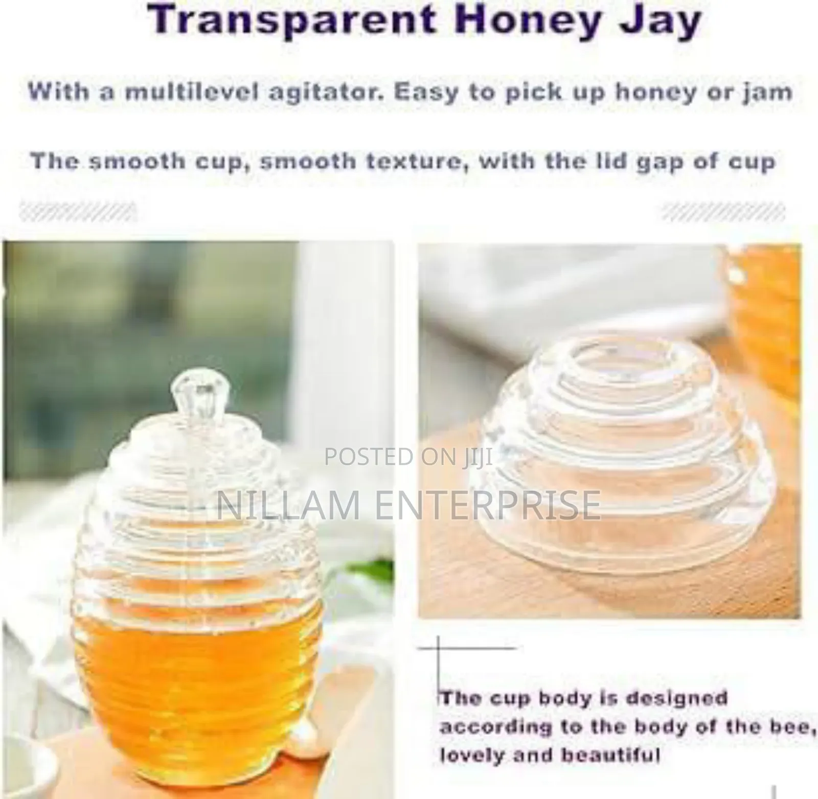 *Acrylic Honey Dispenser
