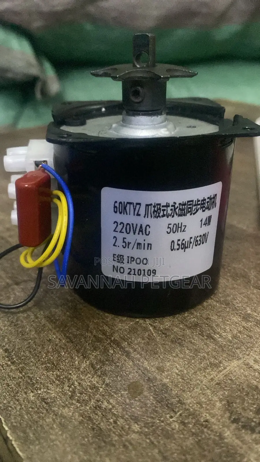 Synchronous Eggs Hatching Incubator Motor 220V for Hatcher