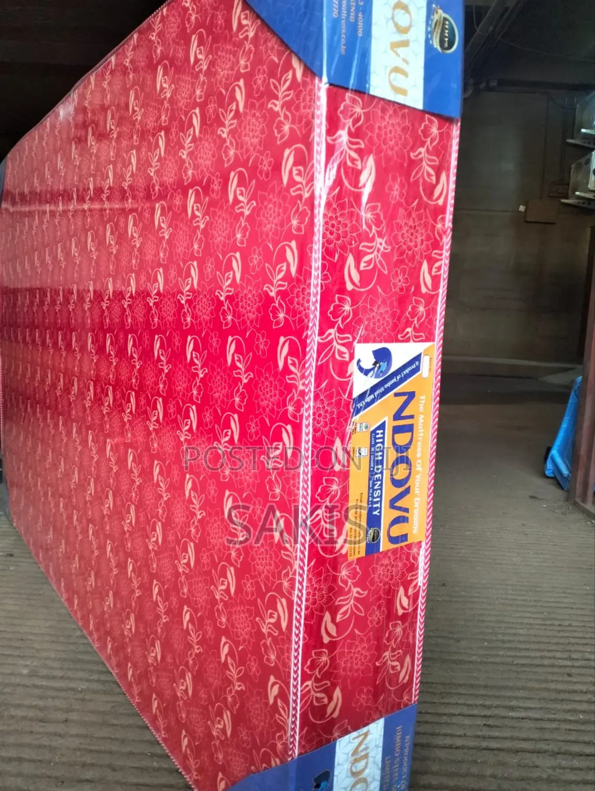 5 X 6 X 8 Ndovu High Density Mattresses. Free Delivery